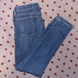 J.CREW BLUE DENIM STRETCH SKINNY JEANS SIZE 27